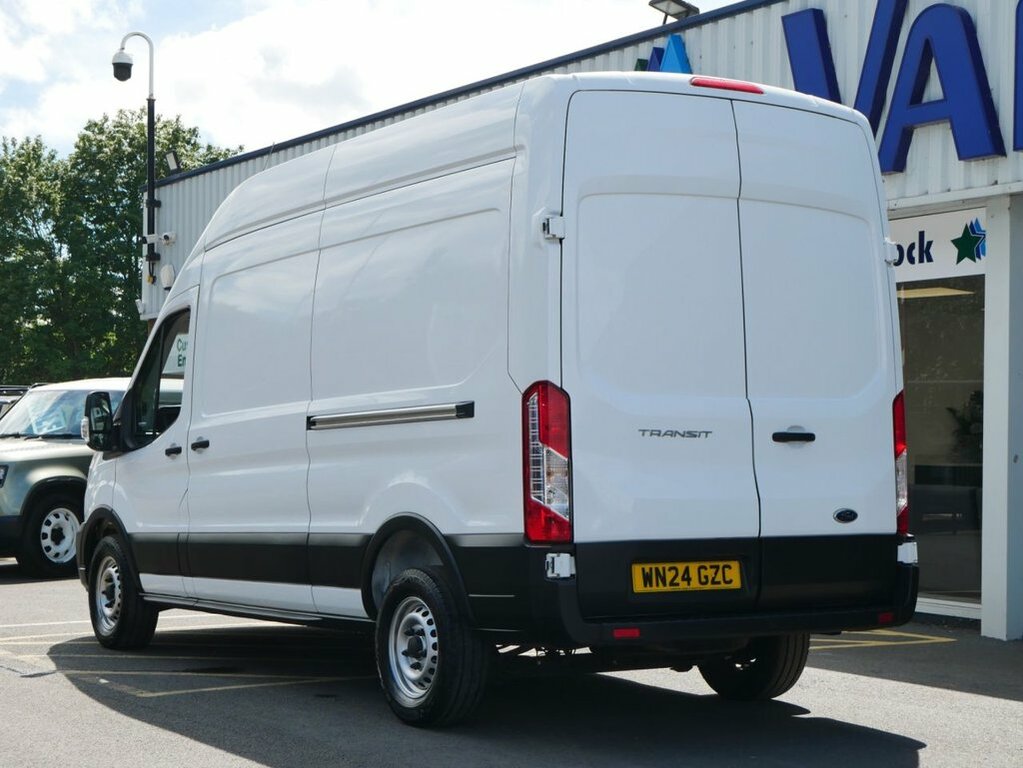 Ford Transit Custom 2L 2.0 350 Ecoblue Leader Panel Van Man WN24GZC White #6