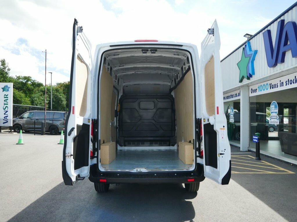 Ford Transit Custom 2L 2.0 350 Ecoblue Leader Panel Van Man WN24GZC White #2