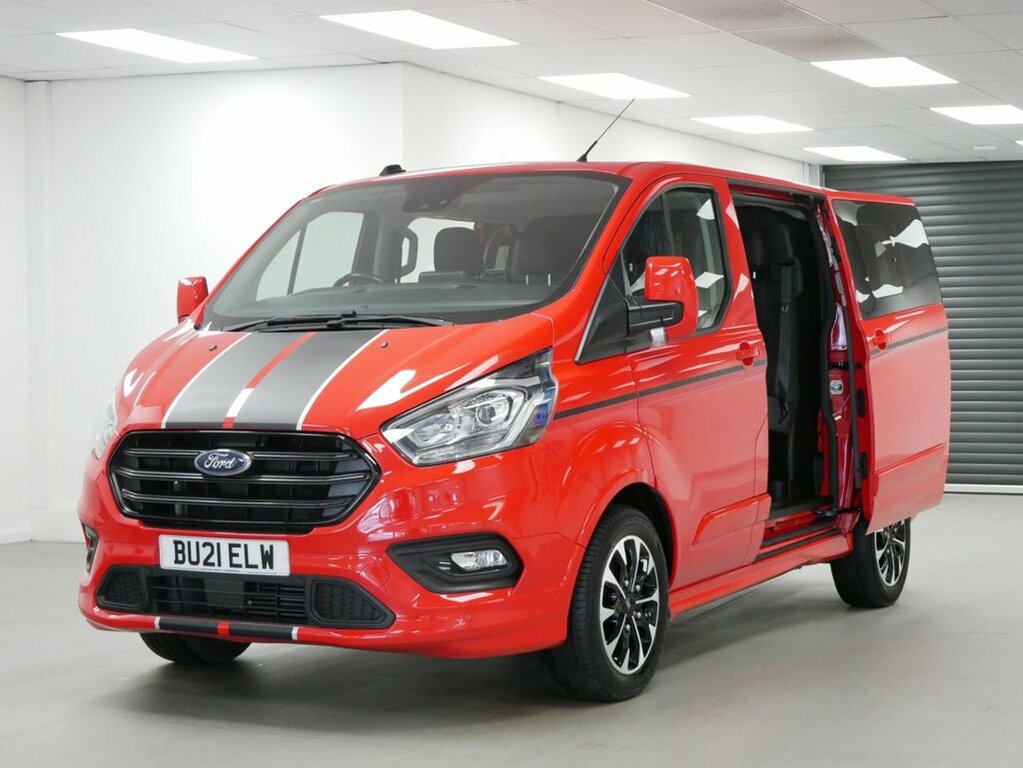 Ford Transit Custom 2L 2.0 320 Ecoblue Sport Crew Van Double Cab D Red