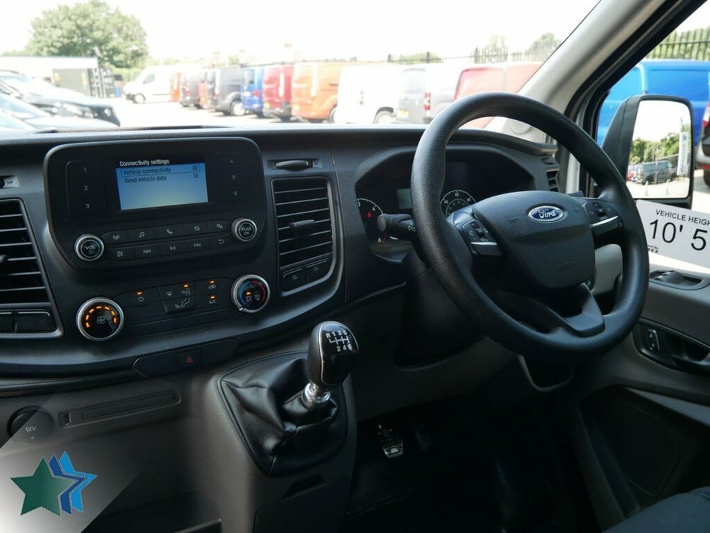 Ford Transit Custom 2L 2.0 350 Ecoblue Leader Chassis Cab M White #2