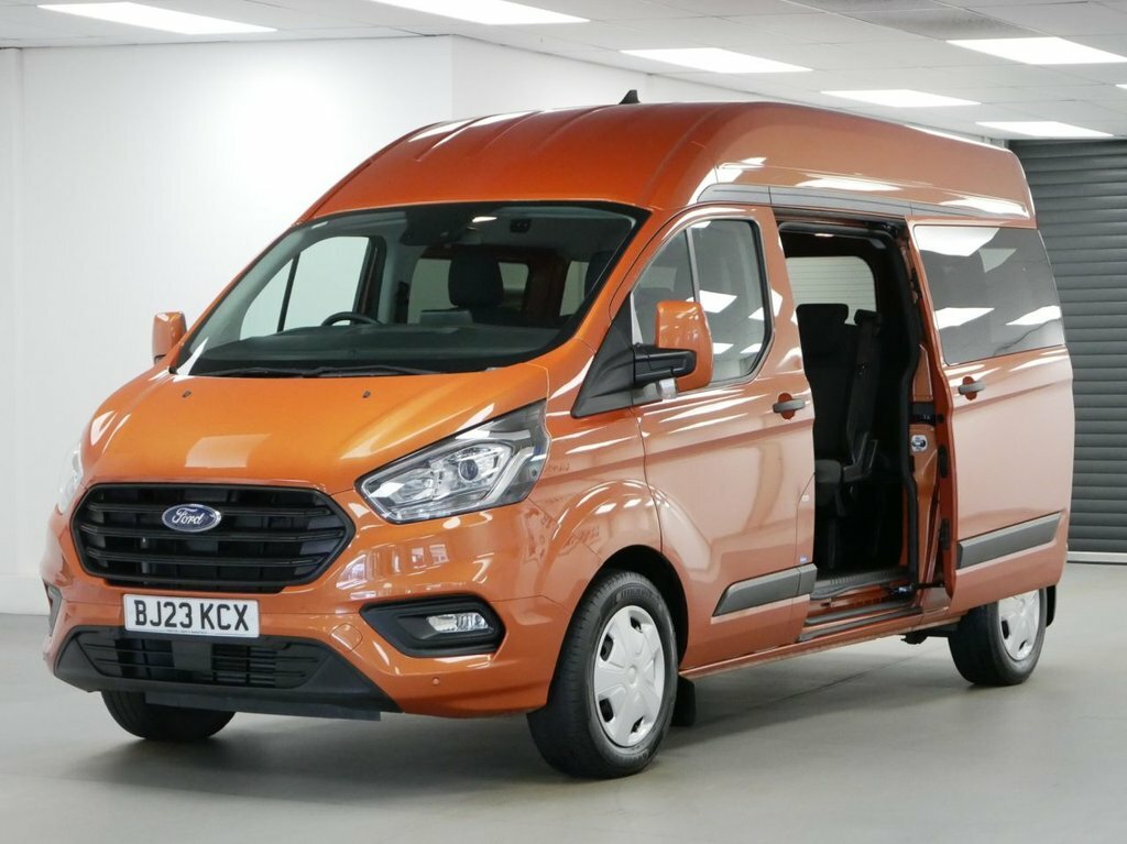 Ford Transit Custom 2L 2.0 320 Ecoblue Trend Kombi Double Cab Dies BJ23KCX Orange