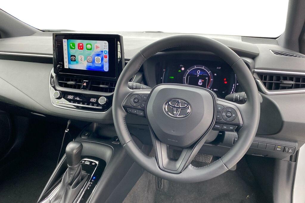 Toyota Corolla 1.8 Vvt-h Cvt Euro 6 Ss YH26XCC White #6