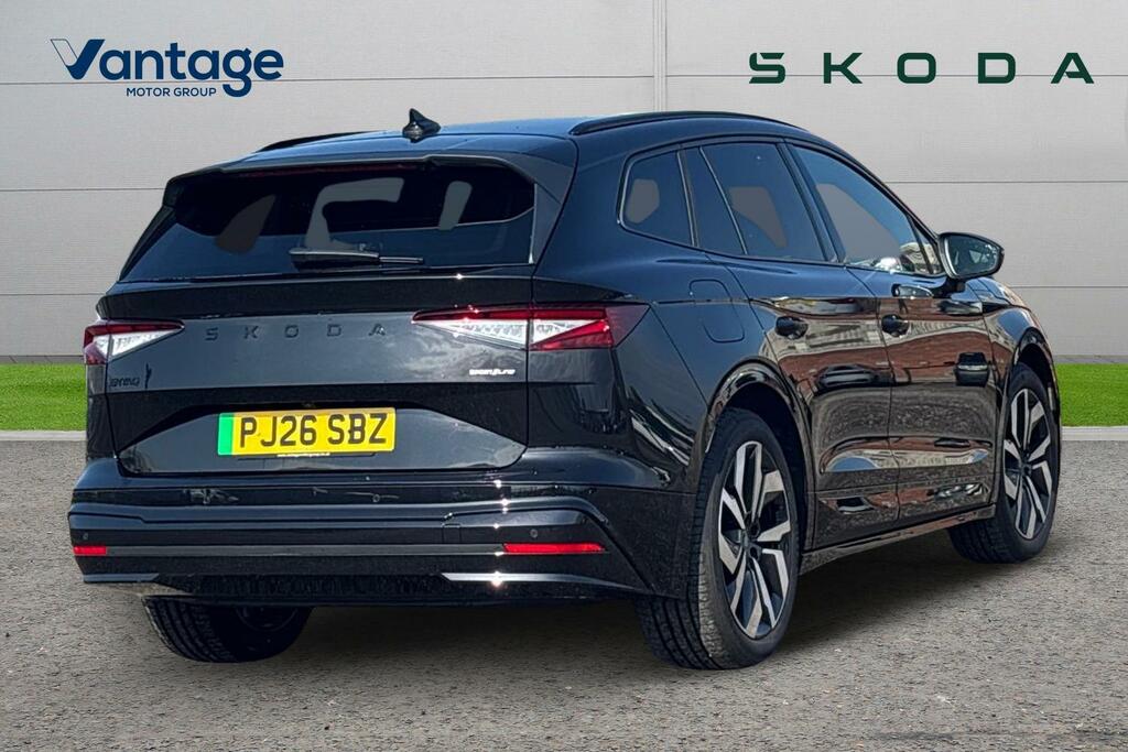 Skoda ENYAQ 210Kw 85X Sportline 82Kwh 4X4 PJ26SBZ Black #3