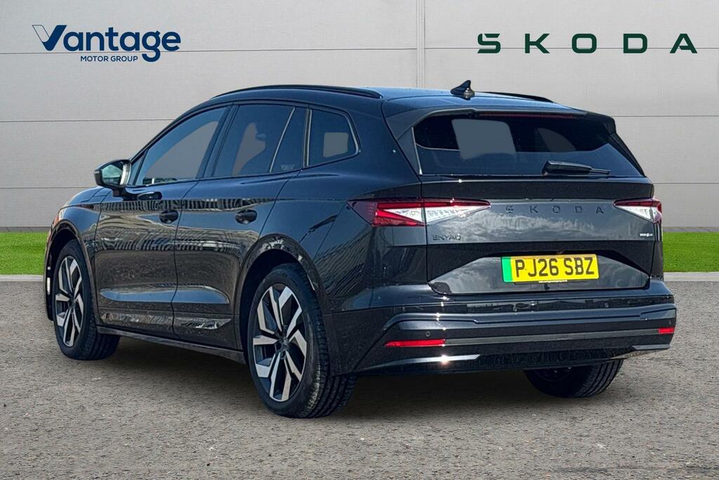 Skoda ENYAQ 210Kw 85X Sportline 82Kwh 4X4 PJ26SBZ Black #5