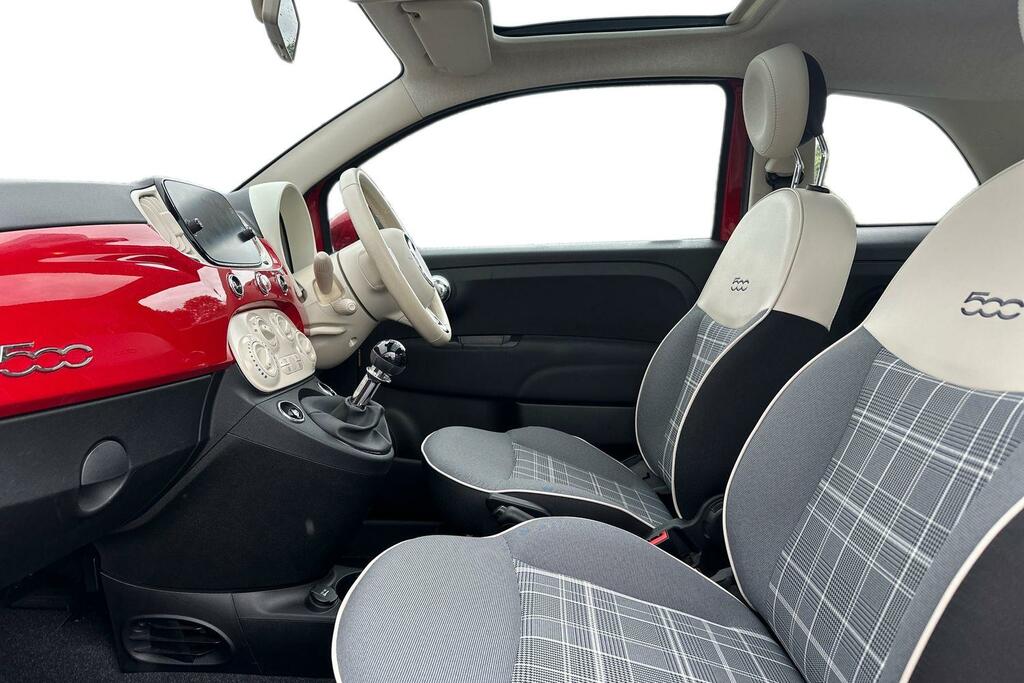 Fiat 500 1.2 Lounge Euro 6 Ss PJ19HBF Red #5