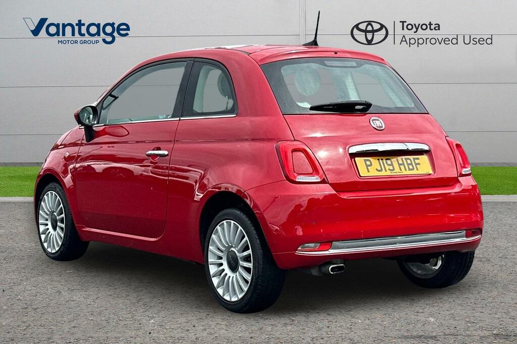 Fiat 500 1.2 Lounge Euro 6 Ss PJ19HBF Red #4