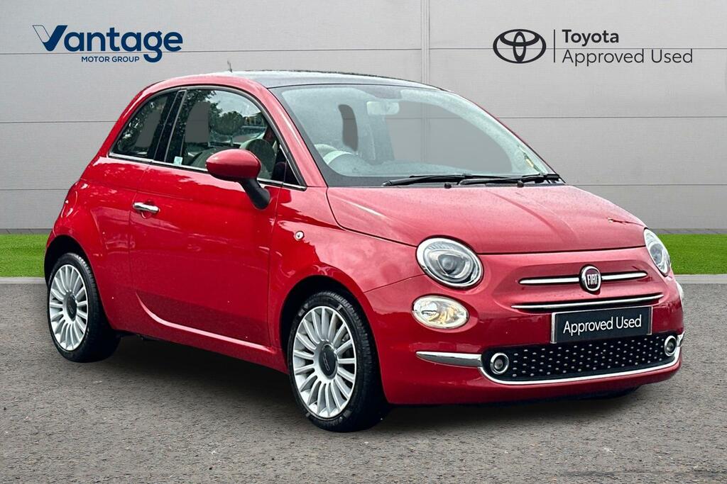 Fiat 500 1.2 Lounge Euro 6 Ss Red