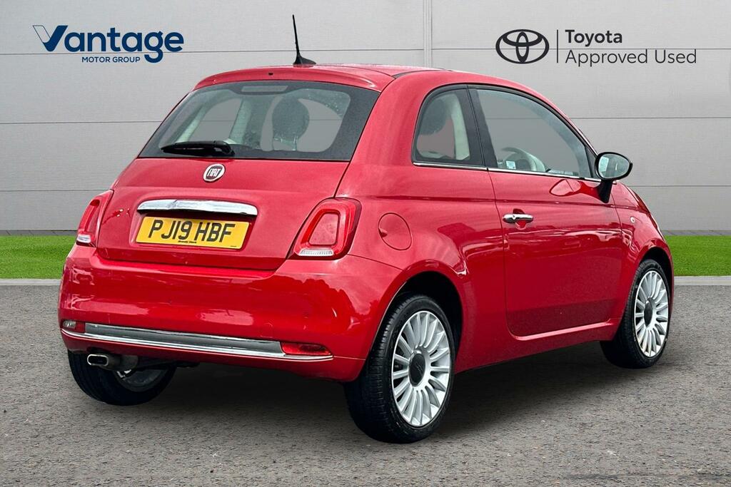 Fiat 500 1.2 Lounge Euro 6 Ss PJ19HBF Red #2