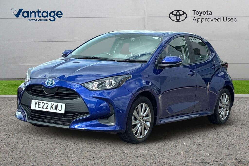 Toyota Yaris 1.5 Vvt-h Icon E-cvt Euro 6 Ss YE22KWJ Blue #3