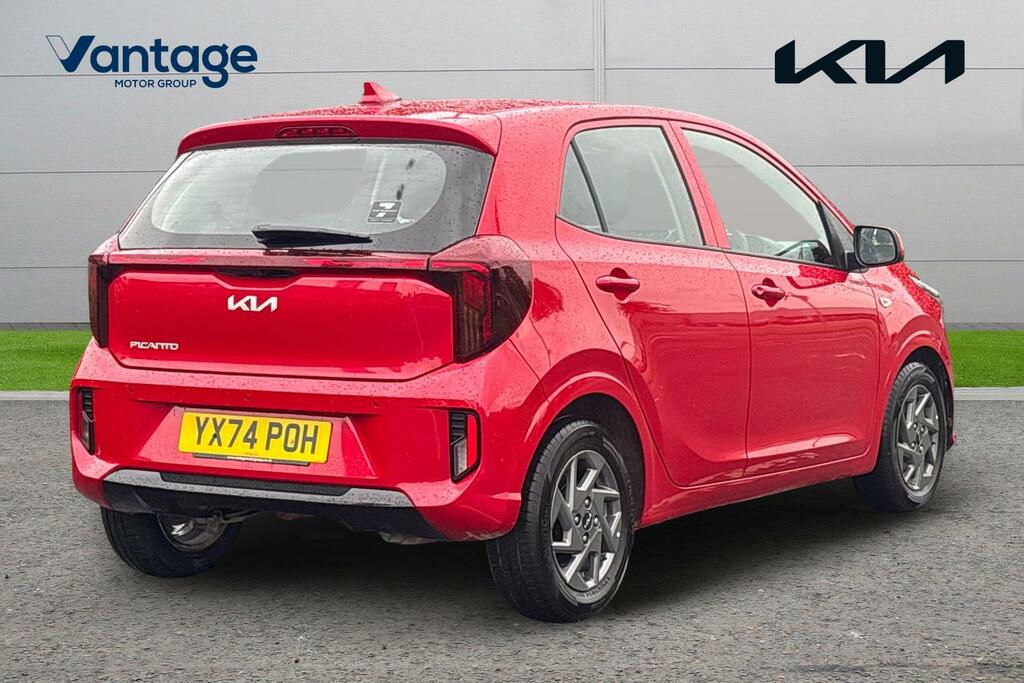 Kia Picanto 1.0 2 Euro 6 Ss YX74POH Red #3