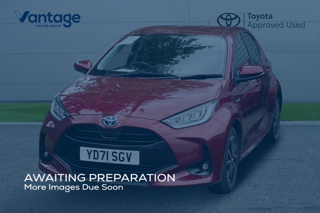 Toyota Yaris 1.5 Vvt-h Design E-cvt Euro 6 Ss YD71SGV Red #3