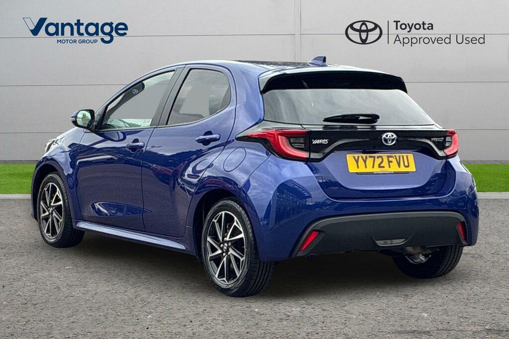 Toyota Yaris 1.5 Vvt-h Design E-cvt Euro 6 Ss YY72FVU Blue #4