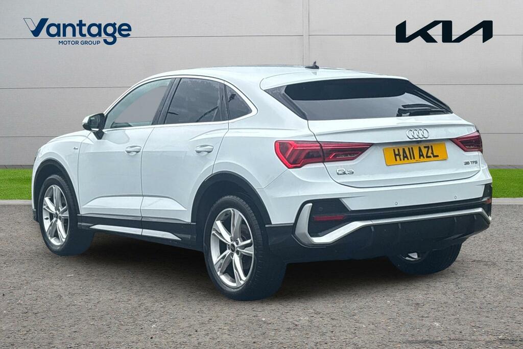 Audi Q3 1.5 Tfsi Cod 35 S Line Sportback S Tron YW23OVB White #3