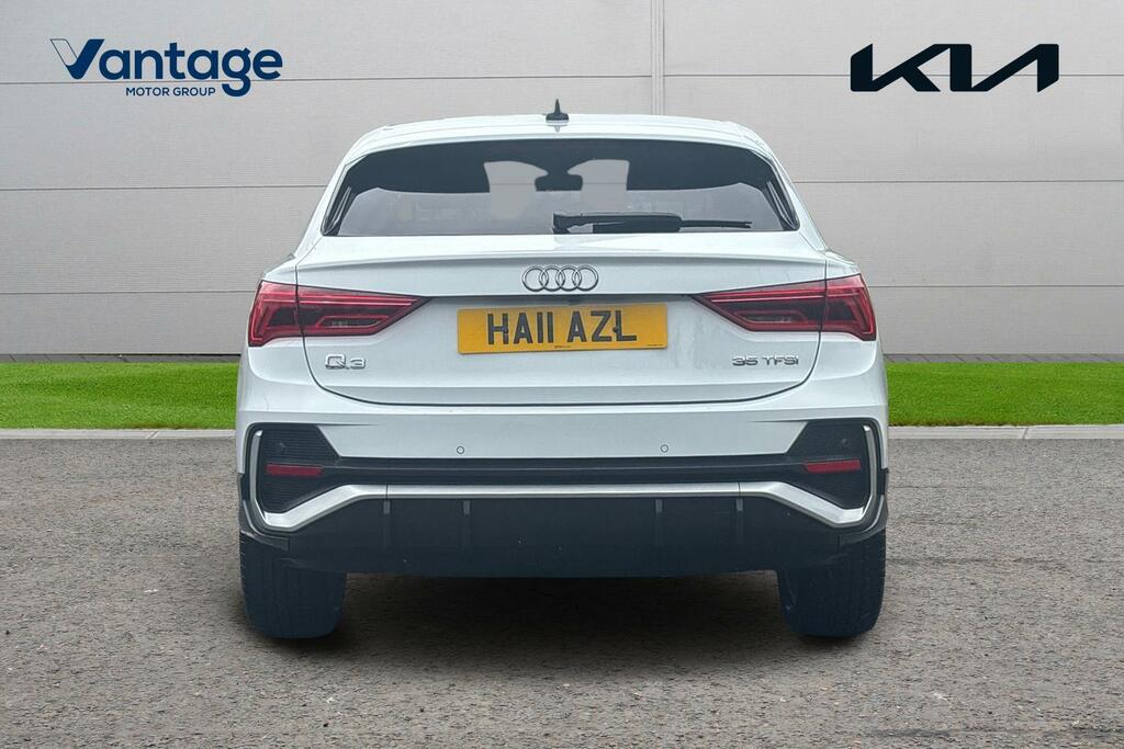 Audi Q3 1.5 Tfsi Cod 35 S Line Sportback S Tron YW23OVB White #4