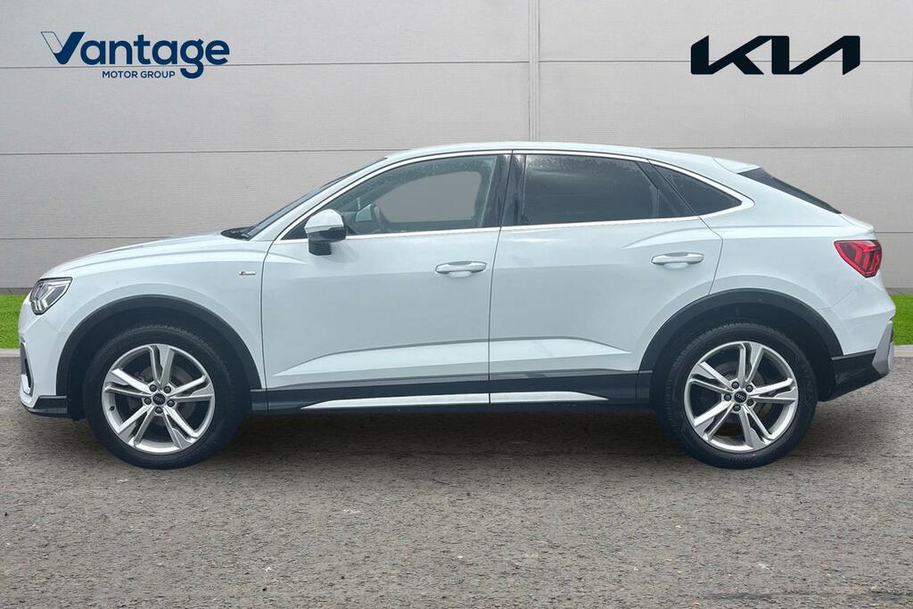 Audi Q3 1.5 Tfsi Cod 35 S Line Sportback S Tron YW23OVB White #6