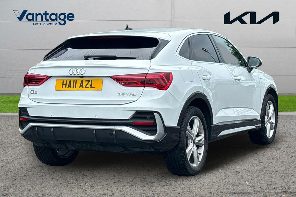 Audi Q3 1.5 Tfsi Cod 35 S Line Sportback S Tron YW23OVB White #5