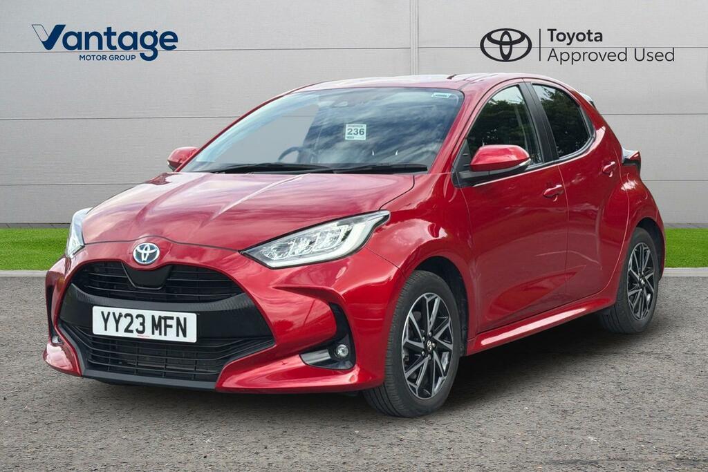 Toyota Yaris 1.5 Vvt-h Design E-cvt Euro 6 Ss YY23MFN Red #3