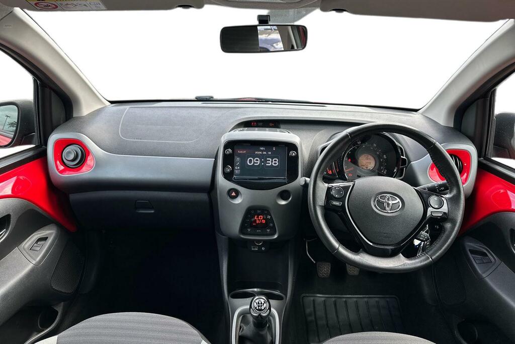 Toyota Aygo 1.0 Vvt-i X-trend Euro 6 YK69HES Red #6