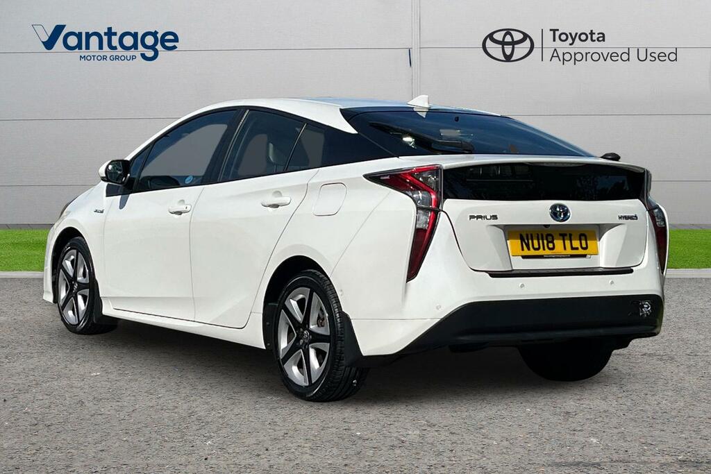 Toyota Prius 1.8 Vvt-h Excel Hatchback Hybrid Cvt Eu White #4