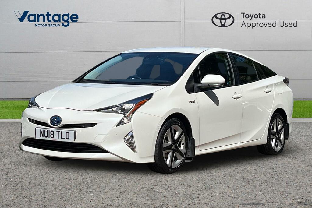 Toyota Prius 1.8 Vvt-h Excel Hatchback Hybrid Cvt Eu White #3