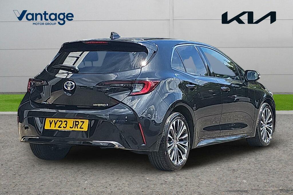 Toyota Corolla 1.8 Vvt-h Design Cvt Euro 6 Ss YY23JRZ Black #3