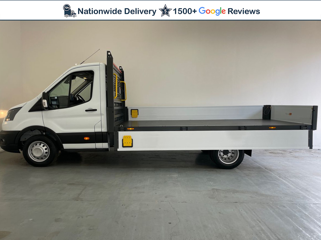 Ford Transit Custom 350Dropside L4 Xlwb 2.0 Ecoblue 130Ps Drw NN26QQQ White #5