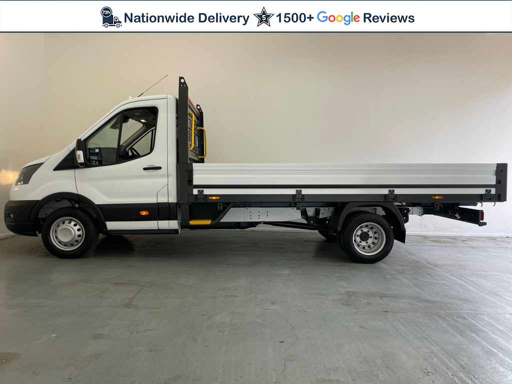 Ford Transit Custom 350Dropside L4 Xlwb 2.0 Ecoblue 130Ps Drw NN26QQQ White #4