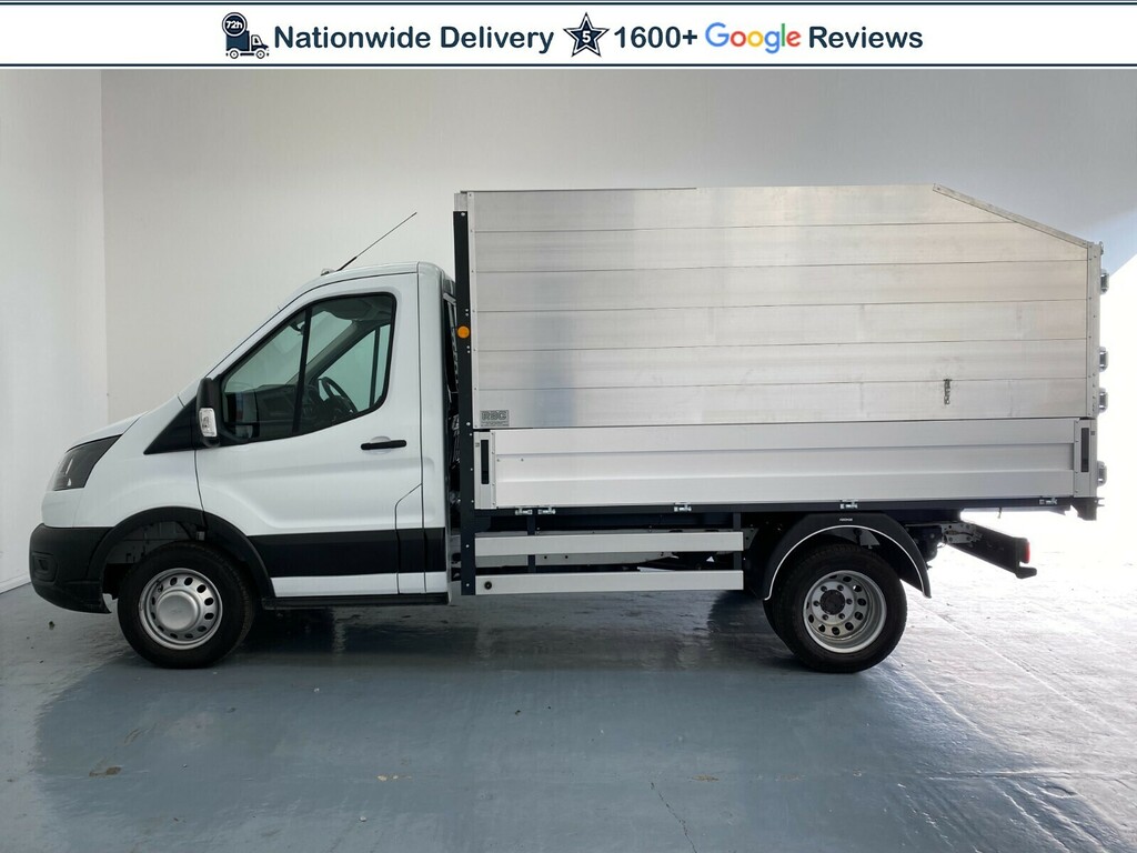 Ford Transit Custom 350 Tipper L2 Mwb Rwd 2.0 Ecoblue 130Ps FE23XJX White