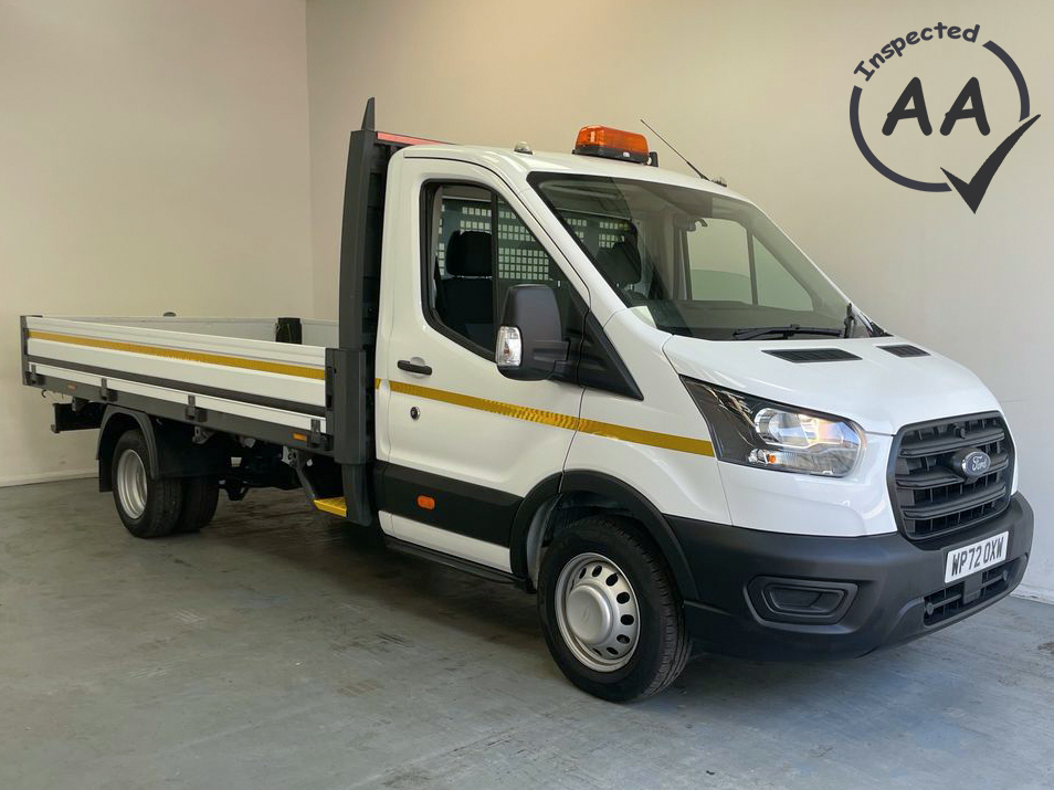 Ford Transit Custom 350Dropside L4 Xlwb 2.0 Ecoblue 130Ps White