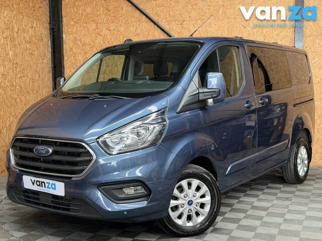 Ford Transit Custom 2.0 300 Ecoblue Limited Crew Van Double Cab Di WR71ULO Blue