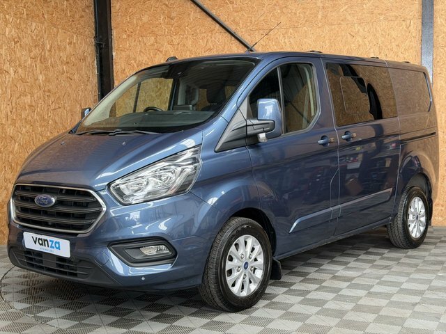 Ford Transit Custom 2.0 300 Ecoblue Limited Crew Van Double Cab Di WR71ULO Blue #6