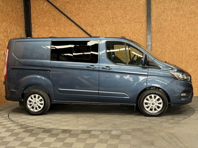 Ford Transit Custom 2.0 300 Ecoblue Limited Crew Van Double Cab Di WR71ULO Blue #2