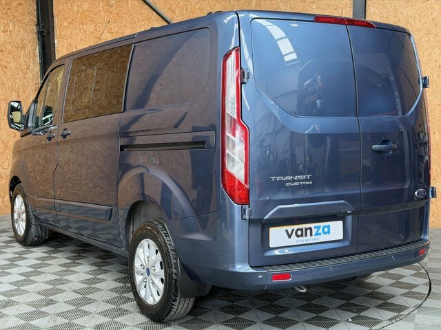 Ford Transit Custom 2.0 300 Ecoblue Limited Crew Van Double Cab Di Blue #2
