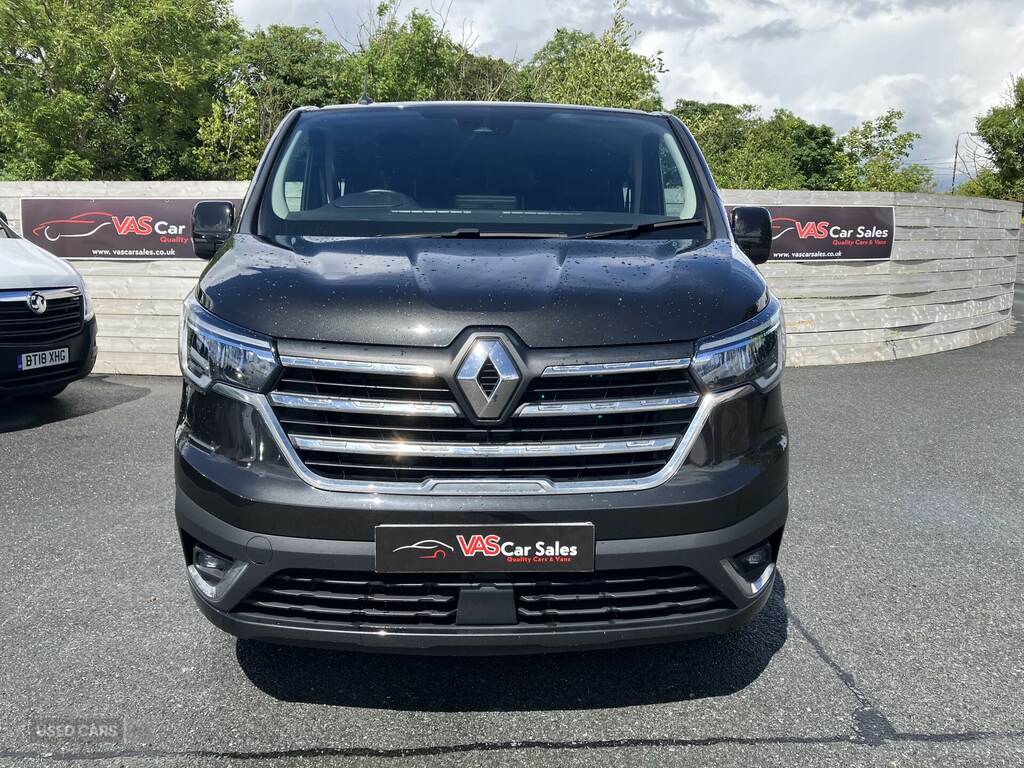 Renault Trafic Ll30 Blue Dci 150 Sport Crew Van Black #2