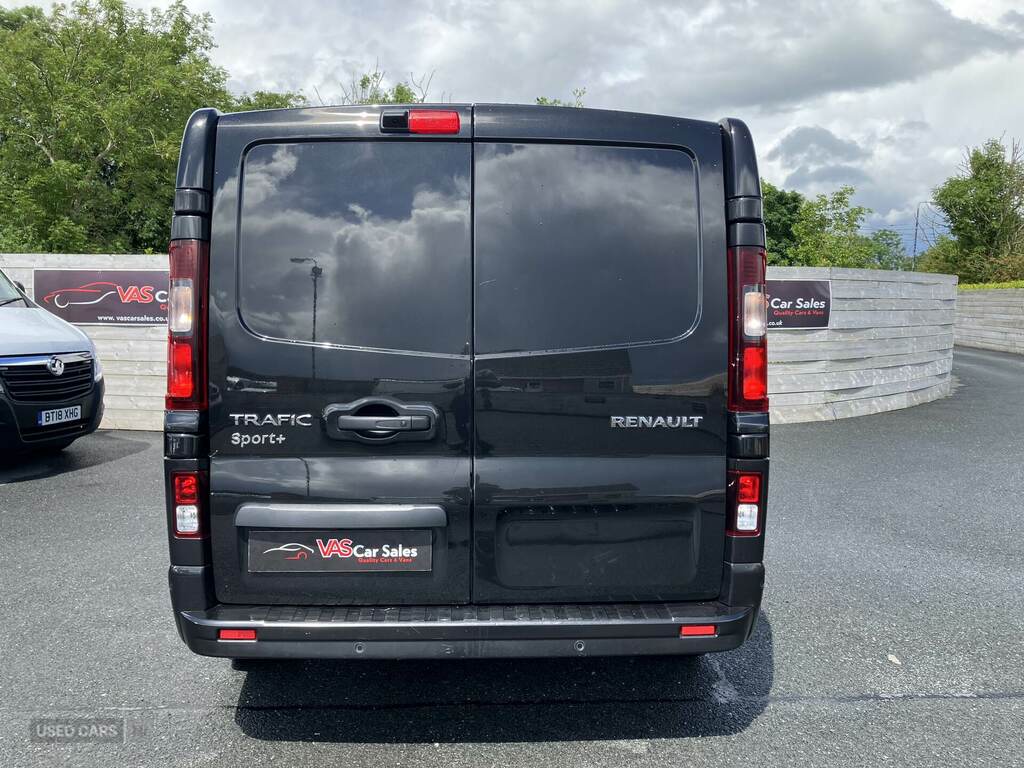 Renault Trafic Ll30 Blue Dci 150 Sport Crew Van Black #5
