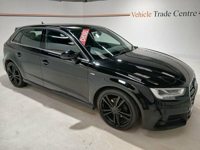 Audi A3 2.0 Tdi S Line Sportback Euro 6 Black