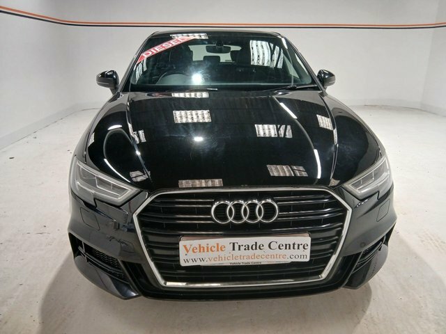 Audi A3 2.0 Tdi S Line Sportback Euro 6 Black #2