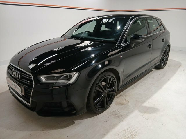 Audi A3 2.0 Tdi S Line Sportback Euro 6 Black #3