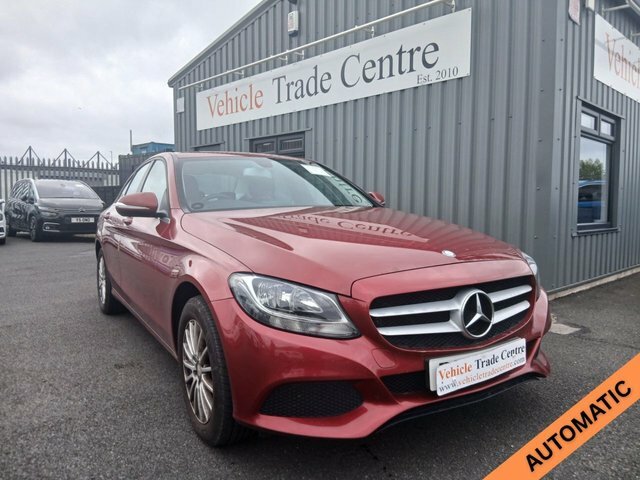 Mercedes-Benz C Class 2.0 C200 Se Saloon 7G-tronic Euro 6 S Red