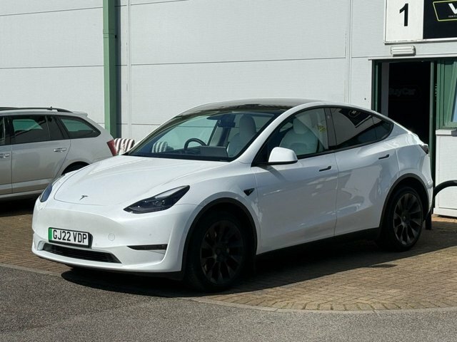Tesla Model Y 2022 Dual Motor Long Range Suv GJ22VDP White #3