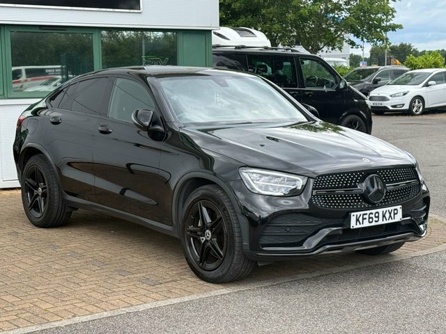 Mercedes-Benz GLC Class 2019 2.0 Glc220d Amg Line Coupe G-troni Black #2