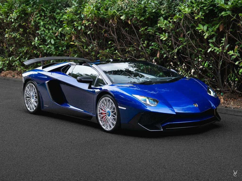 Lamborghini Aventador Blue Blue