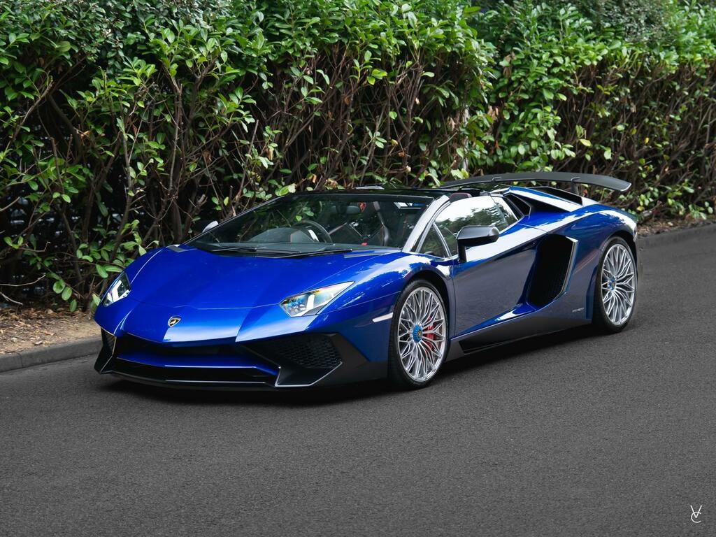Lamborghini Aventador Blue Blue #2