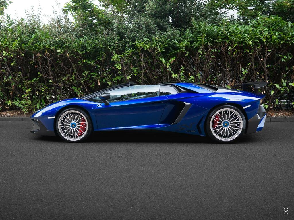 Lamborghini Aventador Blue Blue #3