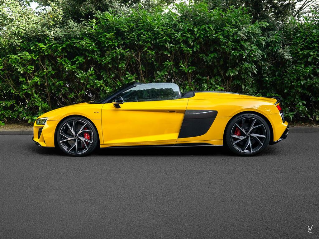 Audi R8 Yellow Yellow #4