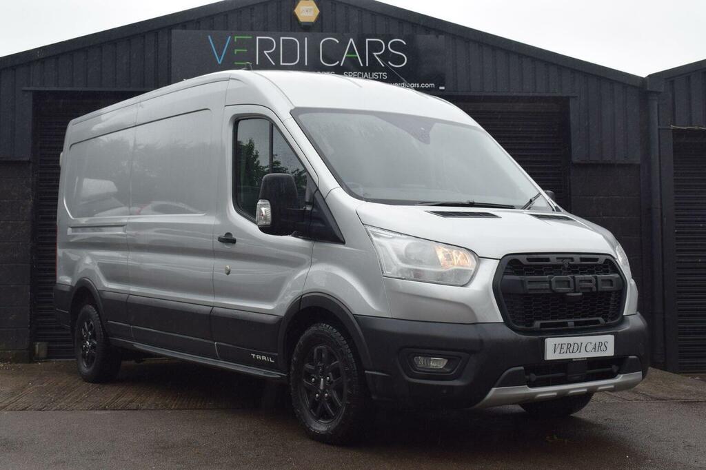 Ford Transit Custom 2.0 350 Ecoblue Trail Fwd L3 H2 Euro 6 Ss Silver #2