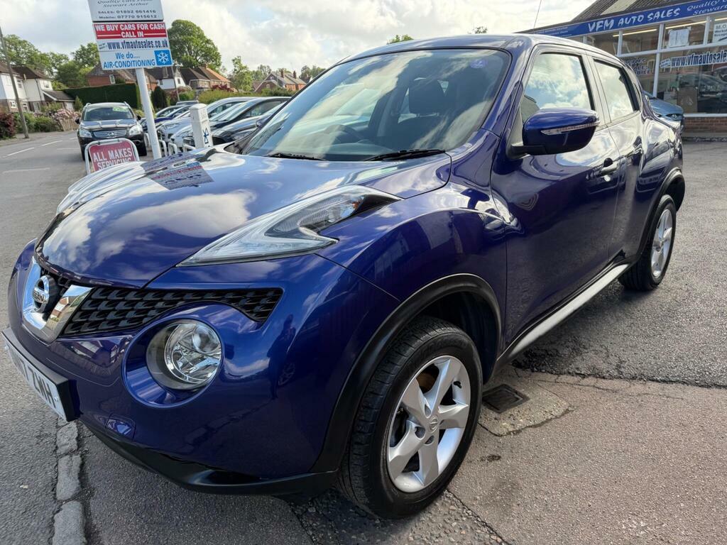 Nissan Juke 1.6 Visia Euro 6 DN17ZWH Blue #4