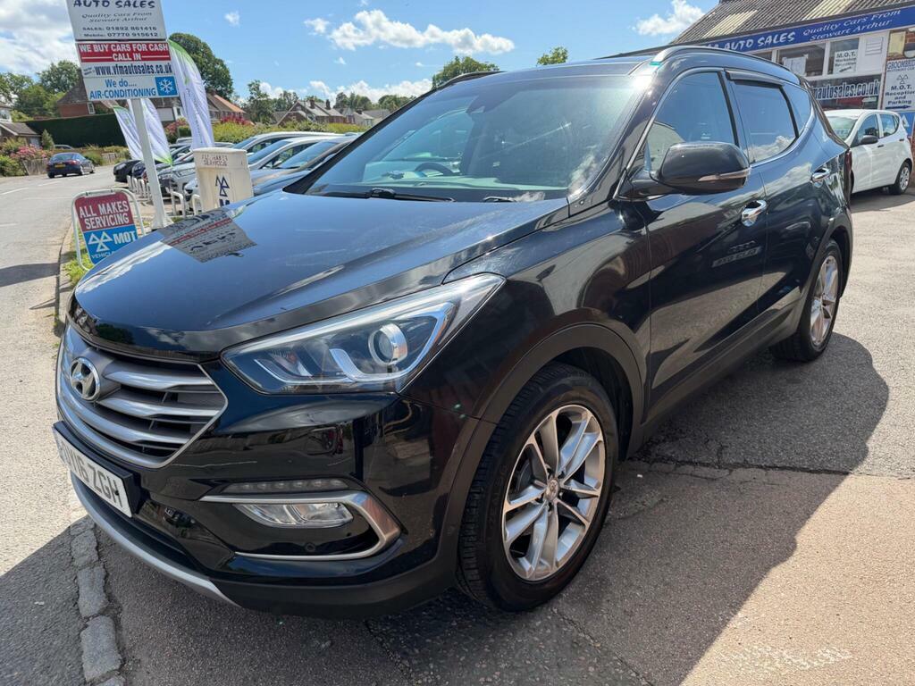 Hyundai Santa Fe 2.2 Crdi Blue Drive Premium Se 4Wd Euro 6 S Black #4