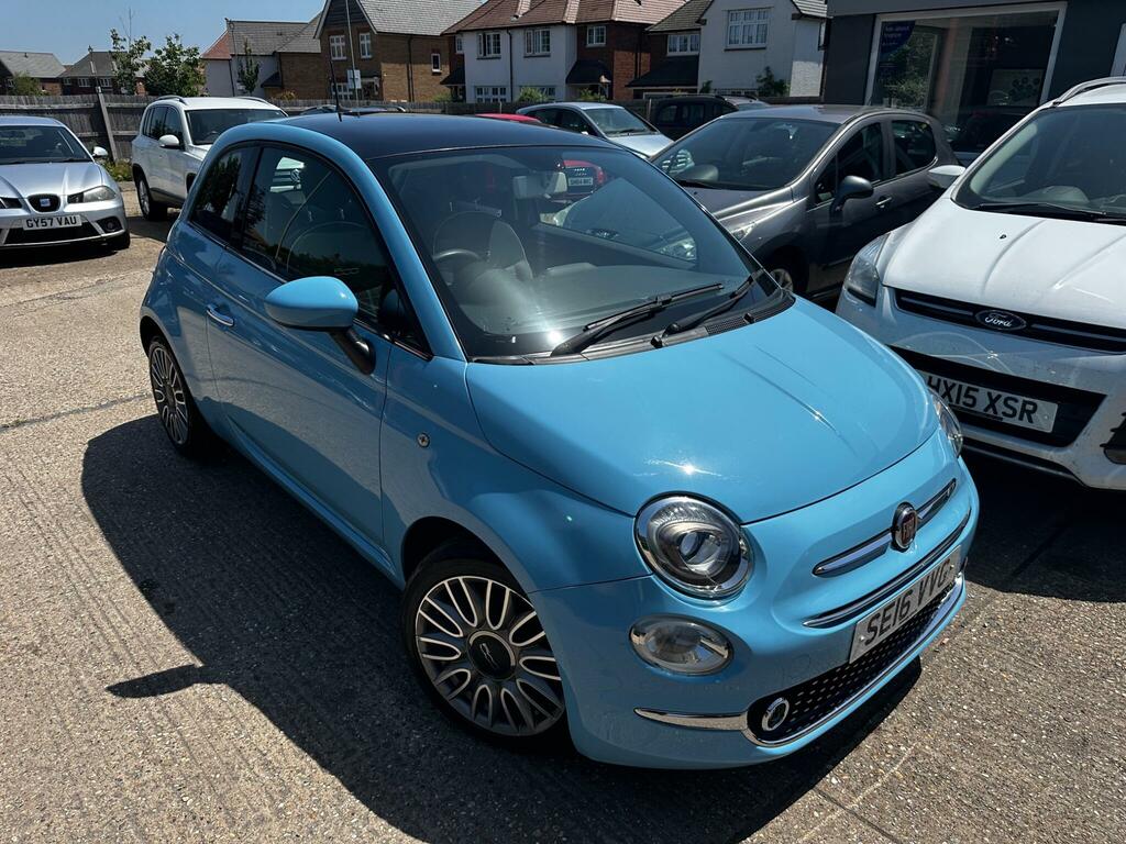 Fiat 500 Lounge Blue #5
