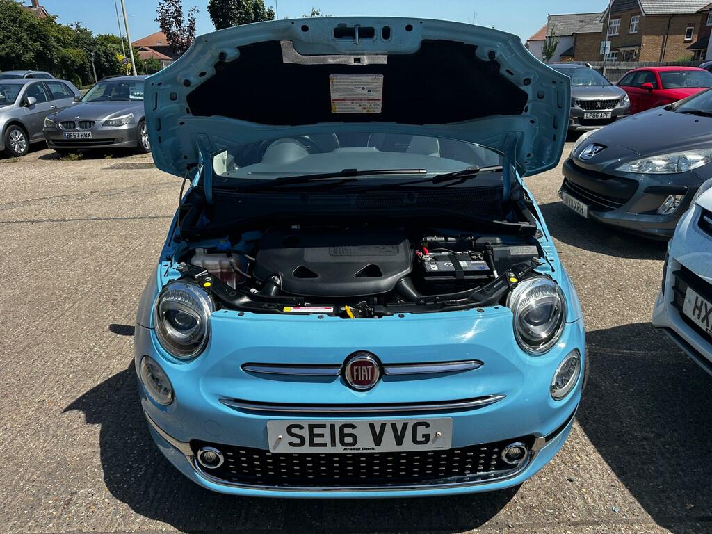 Fiat 500 Lounge Blue #6
